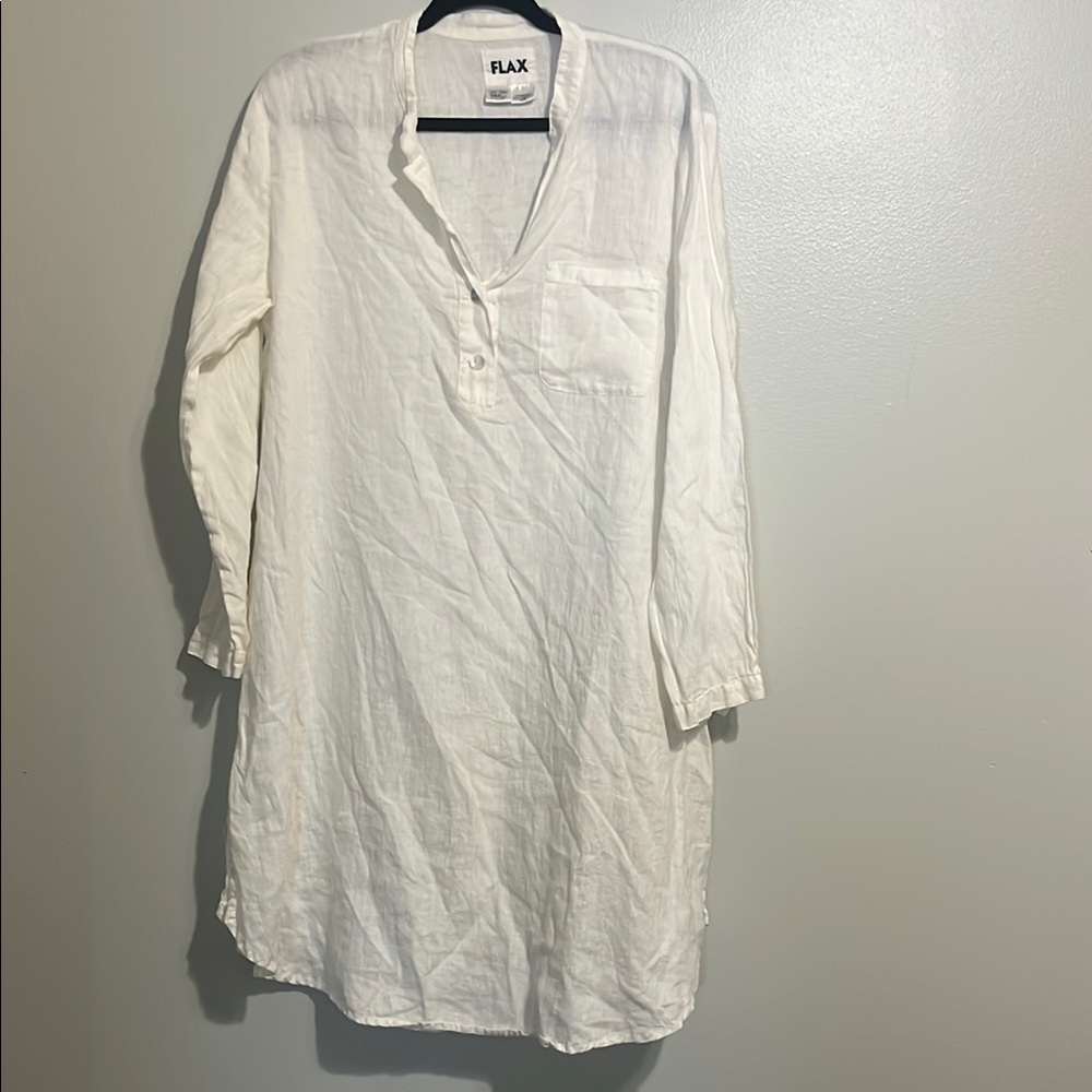 FLAX organic linen tunic